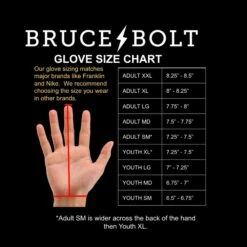 Bruce Bolt PREMIUM PRO Short Cuff Batting Gloves: Navy -NEW ERA Store BBBGSIZECHART 1 8f22873a 0d35 453c b485 459dccd6a7e3