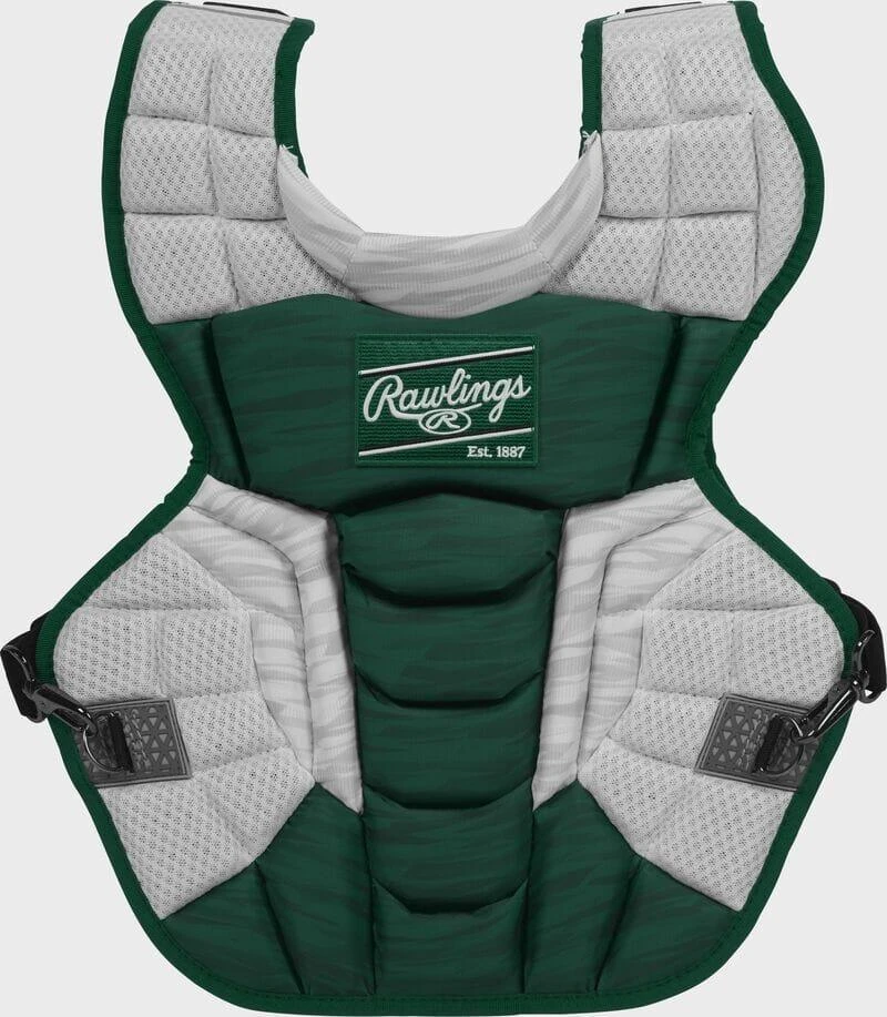 Rawlings Adult Dark Green/White VELO 2.0 Catcher's Gear Box Set: CSV2A-DG/W 4 Rawlings Adult Dark Green/White VELO 2.0 Catcher's Gear Box Set: CSV2A-DG/W - Image 4