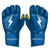 Bruce Bolt PREMIUM PRO Long Cuff Batting Gloves: Royal