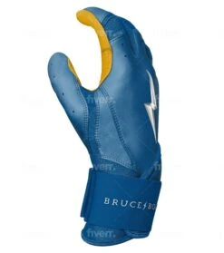 Bruce Bolt PREMIUM PRO Long Cuff Batting Gloves: Royal -NEW ERA Store LC ROYG SIDE scaled