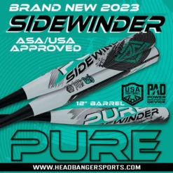 Best Seller -NEW ERA Store Pure Sidewinder Slowpitch USA ASA Softball Bat Sidewinder