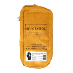 Bruce Bolt PREMIUM PRO Short Cuff Batting Gloves: Black -NEW ERA Store SC BLKG BAG
