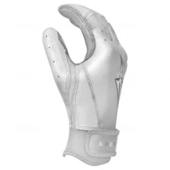 Bruce Bolt PREMIUM PRO Chrome Series Short Cuff Batting Gloves: White -NEW ERA Store SC CHRW SIDE scaled