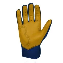 Bruce Bolt PREMIUM PRO Short Cuff Batting Gloves: Navy -NEW ERA Store SC NVYG PALM