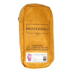 Bruce Bolt PREMIUM PRO Short Cuff Batting Gloves: Red -NEW ERA Store SC REDG BAG