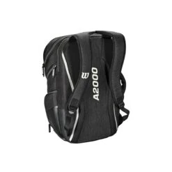 Wilson A2000 Players Backpack Bat Bag: WTA2000 -NEW ERA Store WTA20BPBL 3 Wilson A2000 Backpack Black Silver Back.png.cq5dam.web .1200.1200