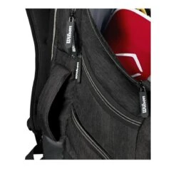 Wilson A2000 Players Backpack Bat Bag: WTA2000 -NEW ERA Store WTA20BPBL 5 Wilson A2000 Backpack Black Silver Handle.png.cq5dam.web .1200.1200