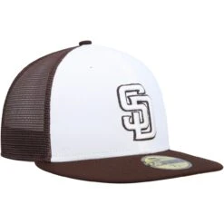 Men's San Diego Padres New Era White/Brown 2023 On-Field Batting Practice 59FIFTY Fitted Hat -NEW ERA Store brown san diego padres 2023 on field batting practice 59fifty fitted hat ss5 p 4992565pv 3u q7i1sd8efv17pofo8w2yv dbklqrpg97iyqgfoposl