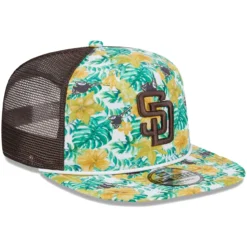 Men's San Diego Padres New Era White/Brown Tropic Floral Golfer Snapback Hat -NEW ERA Store brown san diego padres tropic floral golfer snapback hat ss5 p 200012987pv 3u njzswzht6inms4cdpfiqv jlv3td9mgmsejuekorsz
