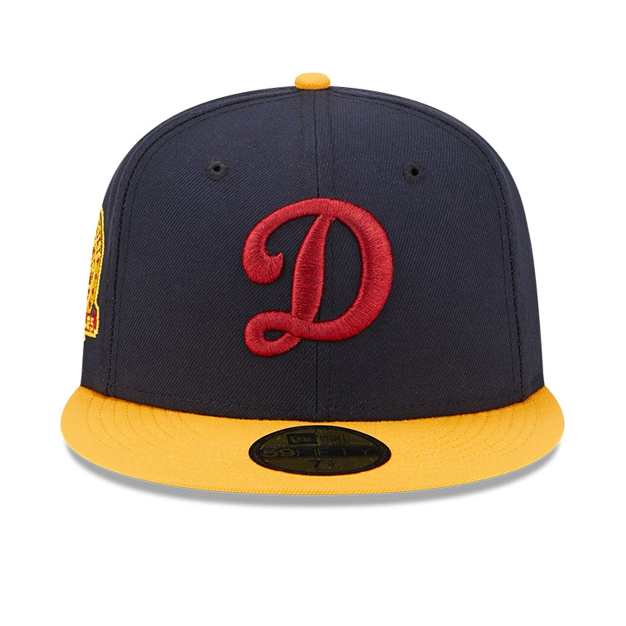 Men's Los Angeles Dodgers New Era Navy/Gold 60th Anniversary Primary Logo 59FIFTY Fitted Hat 2 Men's Los Angeles Dodgers New Era Navy/Gold 60th Anniversary Primary Logo 59FIFTY Fitted Hat - Image 2