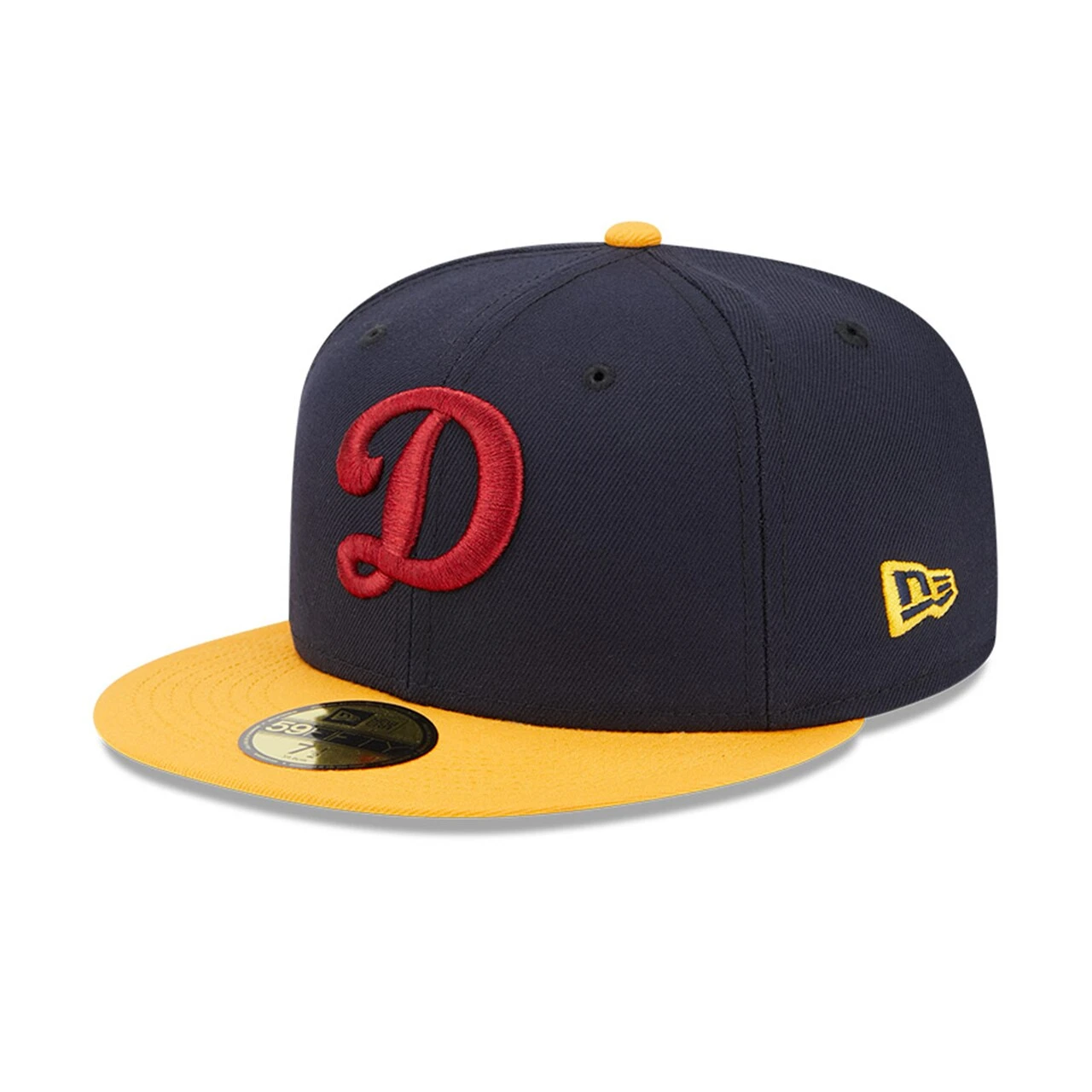 Men's Los Angeles Dodgers New Era Navy/Gold 60th Anniversary Primary Logo 59FIFTY Fitted Hat 3 Men's Los Angeles Dodgers New Era Navy/Gold 60th Anniversary Primary Logo 59FIFTY Fitted Hat - Image 3