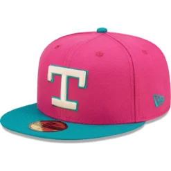 Men's Texas Rangers New Era Pink/Green Cooperstown Collection 1993 American League Passion Forest 59FIFTY Fitted Hat -NEW ERA Store green texas rangers cooperstown collection 1993 american league passion forest 59fifty fitted hat ss5 p 4789430pv 3u a4idgfroenljybgm86tuv co9ax2ai1r23vcwrfdkx