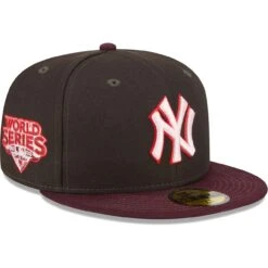 Men's New York Yankees New Era Brown/Maroon Chocolate Strawberry 59FIFTY Fitted Hat