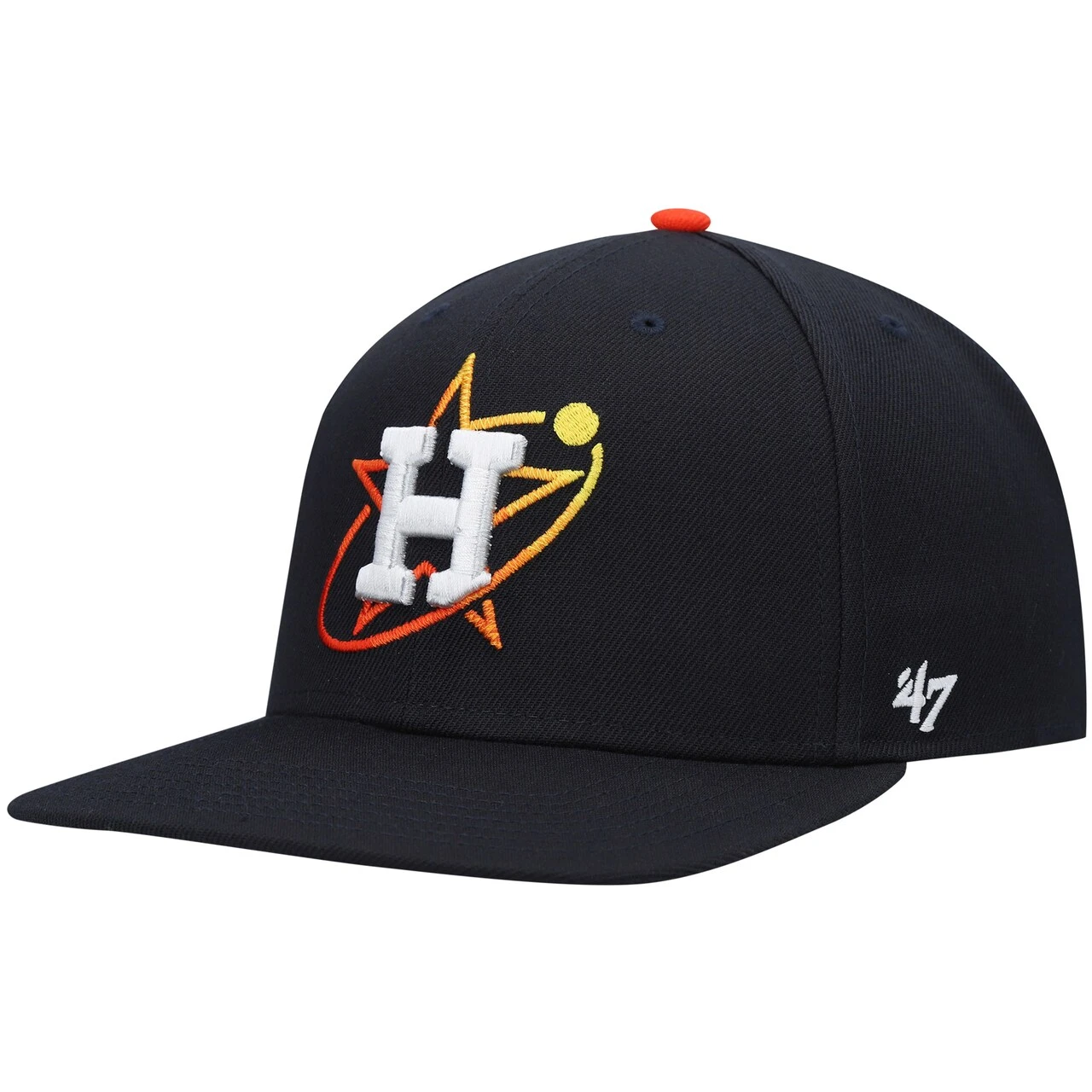 Men's Houston Astros '47 Navy 2021 City Connect Captain Snapback Hat 3 Men's Houston Astros '47 Navy 2021 City Connect Captain Snapback Hat - Image 3