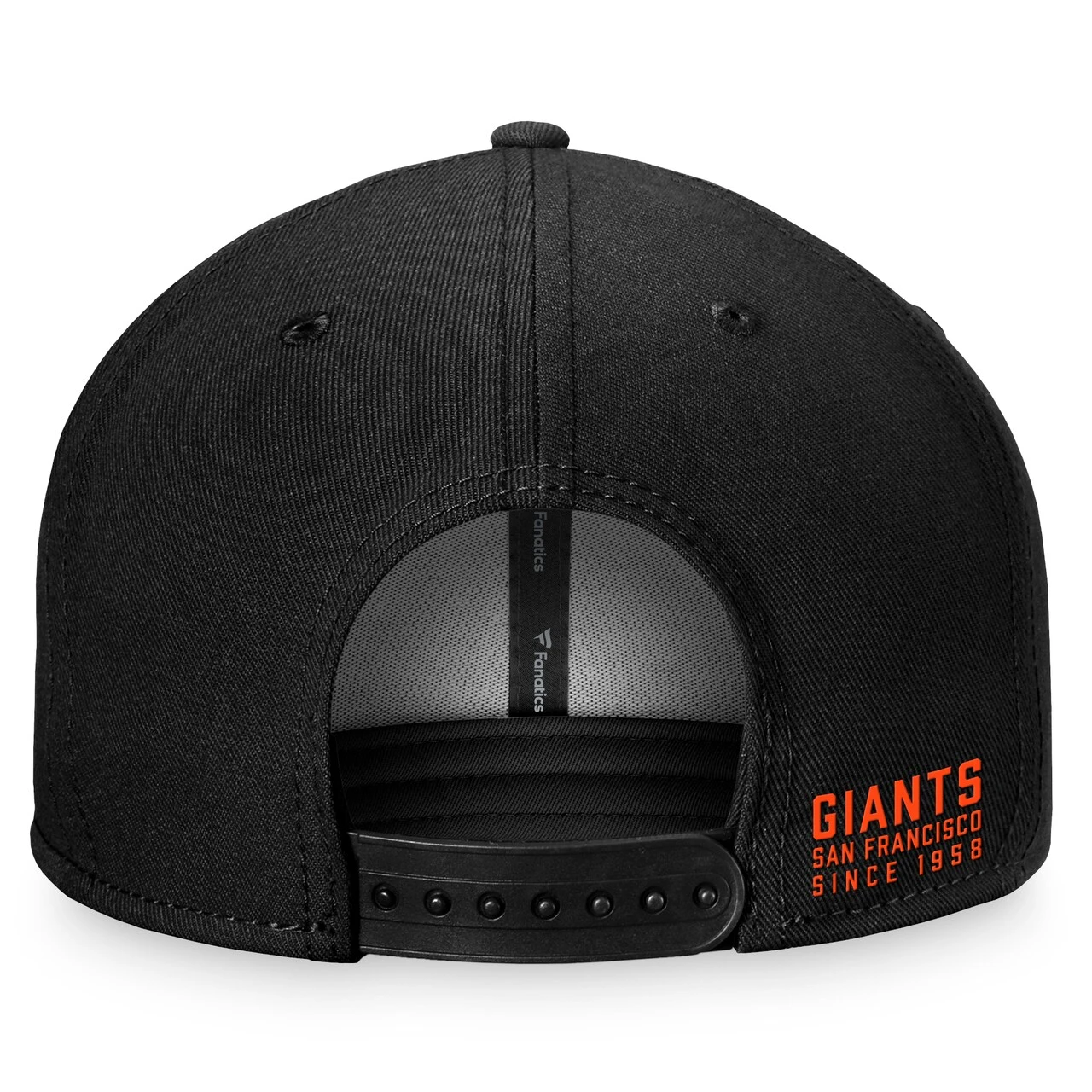 Men's San Francisco Giants Fanatics Branded Black Fundamental Shadow Snapback Hat 4 Men's San Francisco Giants Fanatics Branded Black Fundamental Shadow Snapback Hat - Image 4
