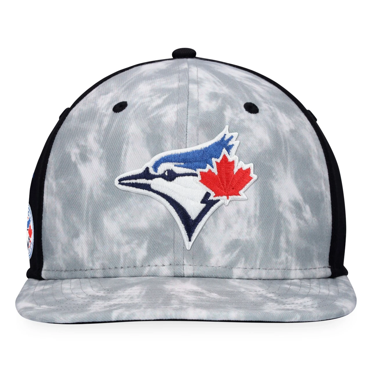 Men's Toronto Blue Jays Majestic Gray Smoke Dye Snapback Hat 2 Men's Toronto Blue Jays Majestic Gray Smoke Dye Snapback Hat - Image 2