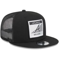Men's Atlanta Braves New Era Black Scratch Squared Trucker 9FIFTY Snapback Hat 6 Men's Atlanta Braves New Era Black Scratch Squared Trucker 9FIFTY Snapback Hat -NEW ERA Store mens new era black atlanta braves scratch squared trucker 9fifty snapback hat ss5 p 200012994pv 3u im2djxqhniwesy7kudv2v vehybjwngbtekbrrdmdj