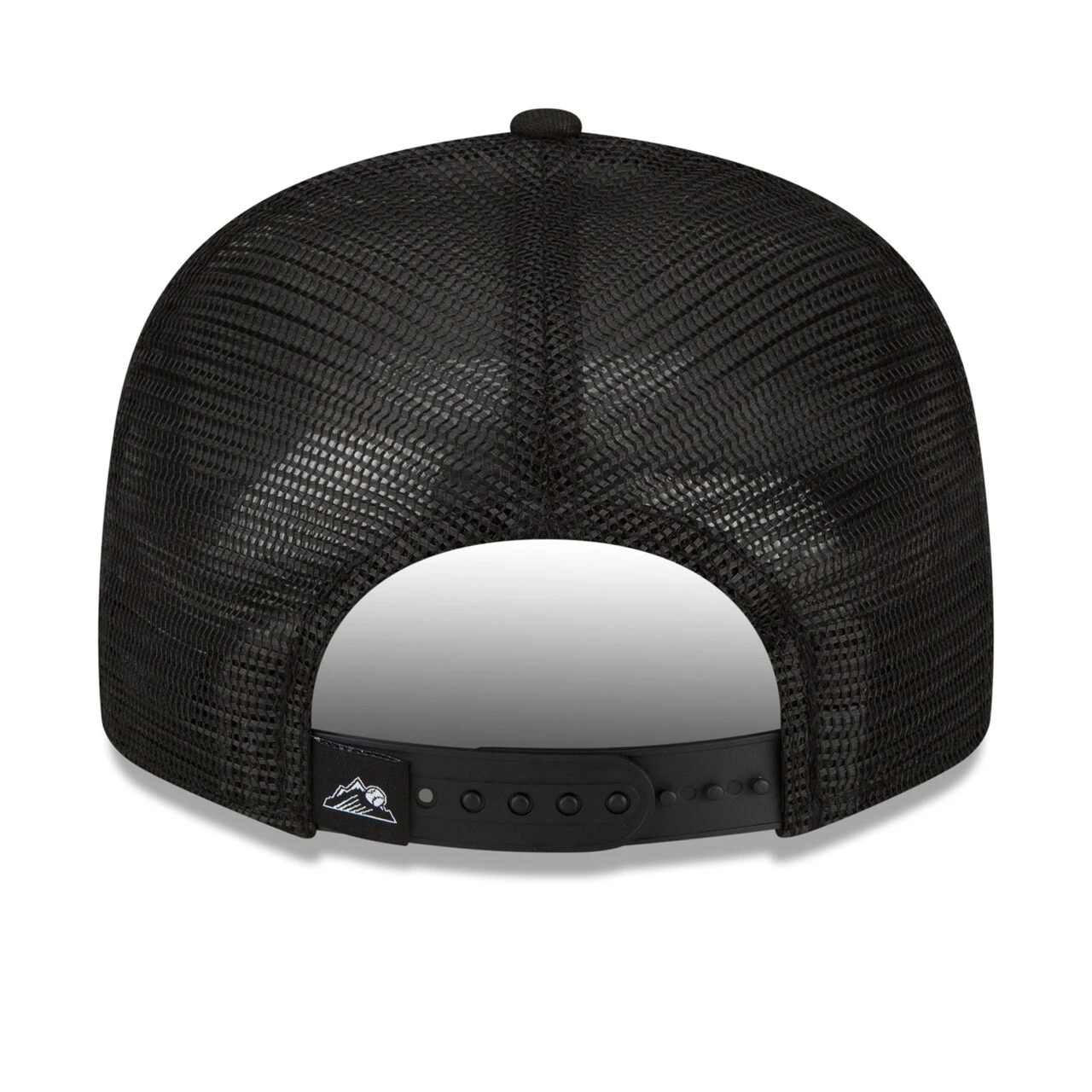 Men's Colorado Rockies New Era Black Street Trucker 9FIFTY Snapback Hat 4 Men's Colorado Rockies New Era Black Street Trucker 9FIFTY Snapback Hat - Image 4
