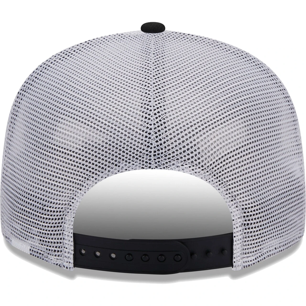 Men's Los Angeles Dodgers New Era Black Vert Squared Trucker 9FIFTY Hat 4 Men's Los Angeles Dodgers New Era Black Vert Squared Trucker 9FIFTY Hat - Image 4