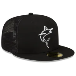 Men's Miami Marlins New Era Black 2023 Batting Practice 59FIFTY Fitted Hat -NEW ERA Store mens new era black miami marlins 2023 batting practice 59fifty fitted hat pi4418000 altimages ff 4418536 a813232ea03fa46b47bdalt3 full