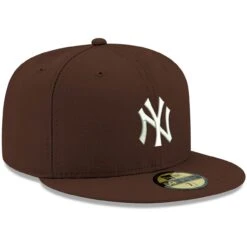 Men's New York Yankees New Era Brown White Logo 59FIFTY Fitted Hat 6 Men's New York Yankees New Era Brown White Logo 59FIFTY Fitted Hat -NEW ERA Store mens new era brown new york yankees white logo 59fifty fitted hat pi4208000 altimages ff 4208674 b31f0400c1e4eba0dcadalt3 full