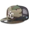 Men's Kansas City Royals New Era Camo Trucker 9FIFTY Snapback Hat