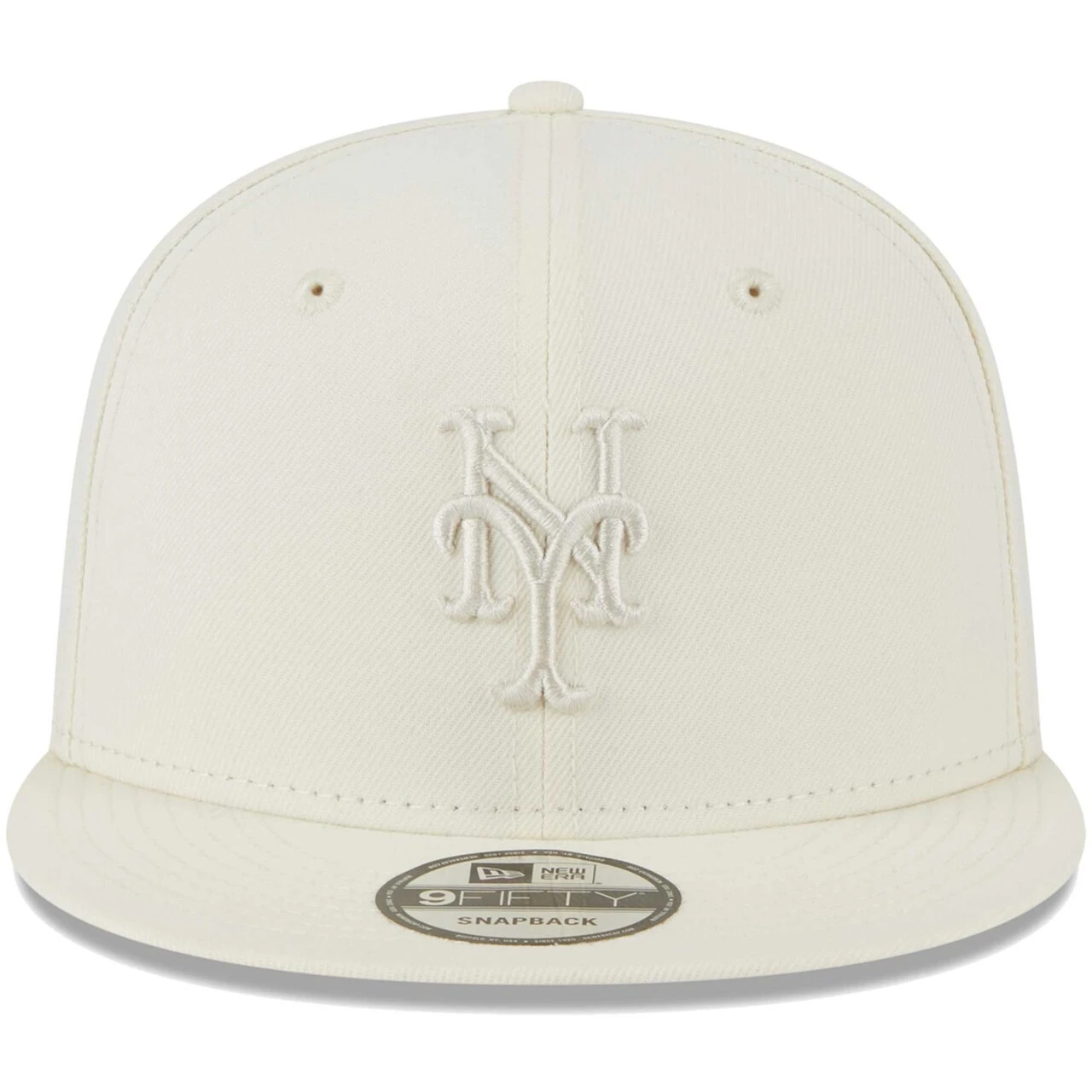 Men's New York Mets New Era Cream Spring Color Basic 9FIFTY Snapback Hat 2 Men's New York Mets New Era Cream Spring Color Basic 9FIFTY Snapback Hat - Image 2