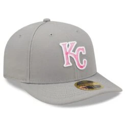 Men's Kansas City Royals New Era Gray 2022 Mother's Day On-Field Low Profile 59FIFTY Fitted Hat -NEW ERA Store mens new era gray kansas city royals 2022 mothers day on field low profile 59fifty fitted hat pi4459000 altimages ff 4459314 7c2d31cf249e14b708e6alt3 full