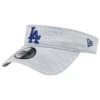 Men's Los Angeles Dodgers New Era Gray Adjustable Visor