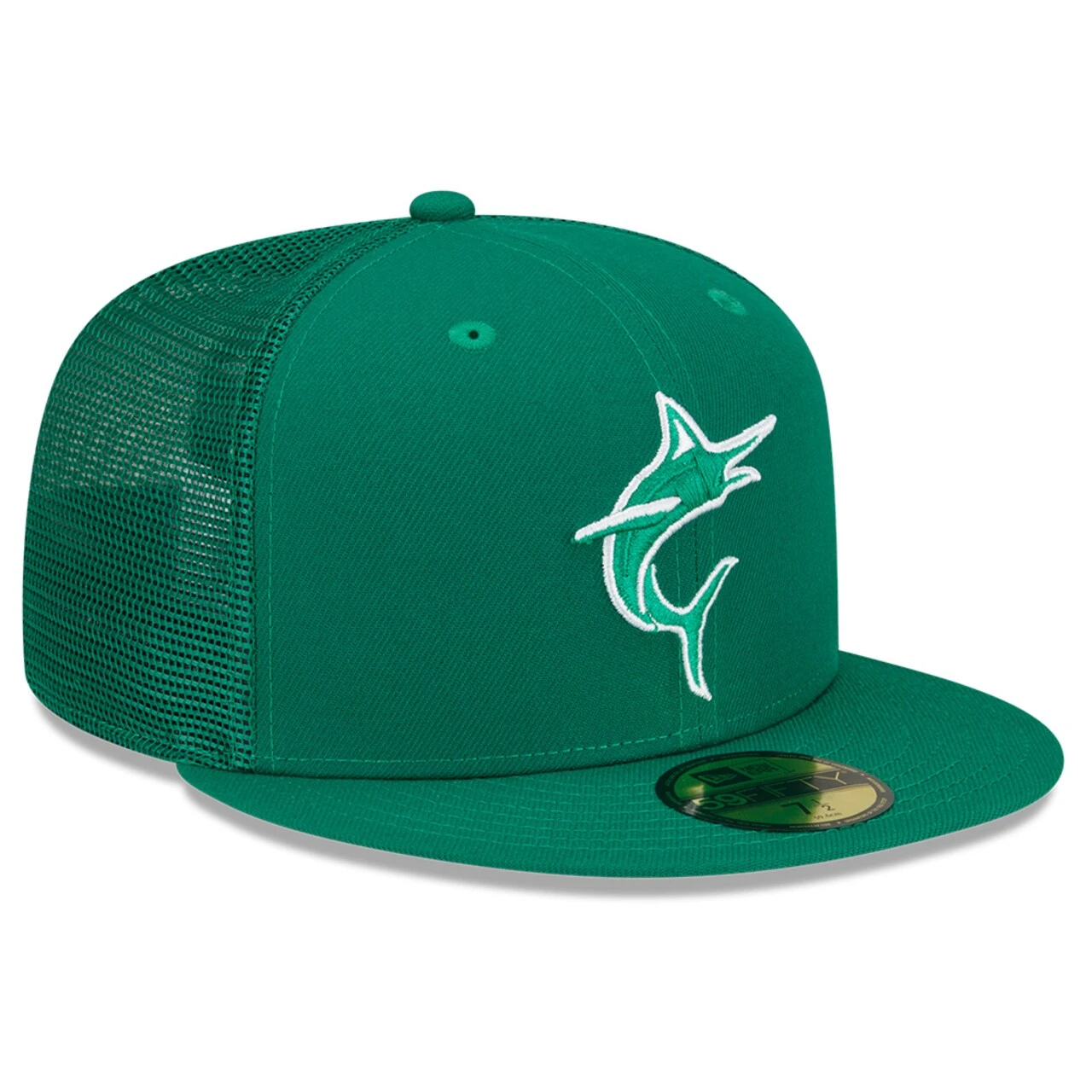Men's Miami Marlins New Era Green 2022 St. Patrick's Day 59FIFTY Fitted Hat 3 Men's Miami Marlins New Era Green 2022 St. Patrick's Day 59FIFTY Fitted Hat - Image 3