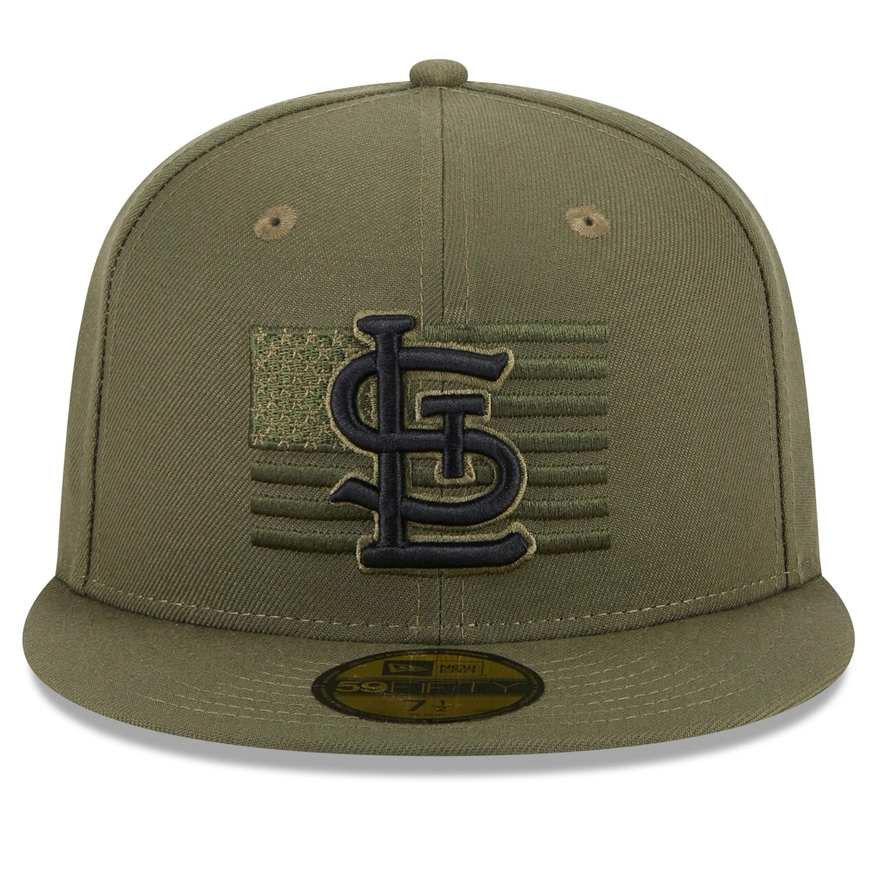 Men's St. Louis Cardinals New Era Green 2023 Armed Forces Day On-Field 59FIFTY Fitted Hat 2 Men's St. Louis Cardinals New Era Green 2023 Armed Forces Day On-Field 59FIFTY Fitted Hat - Image 2