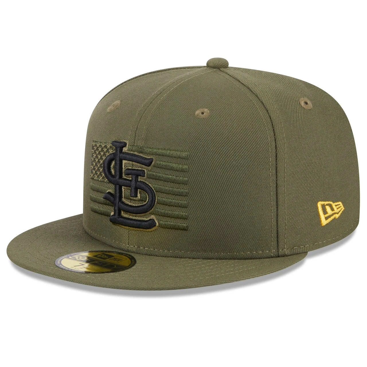 Men's St. Louis Cardinals New Era Green 2023 Armed Forces Day On-Field 59FIFTY Fitted Hat 3 Men's St. Louis Cardinals New Era Green 2023 Armed Forces Day On-Field 59FIFTY Fitted Hat - Image 3