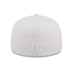Men's Kansas City Royals New Era White On White 59FIFTY Fitted Hat -NEW ERA Store mens new era kansas city royals white on white 59fifty fitted hat pi4731000 altimages ff 4731065 4feebcdac14fcb330d8aalt4 full