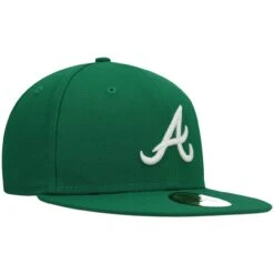 Men's Atlanta Braves New Era Kelly Green White Logo 59FIFTY Fitted Hat 6 Men's Atlanta Braves New Era Kelly Green White Logo 59FIFTY Fitted Hat -NEW ERA Store mens new era kelly green atlanta braves white logo 59fifty fitted hat pi4208000 altimages ff 4208686 21dc32f8b0fe0b54e820alt3 full