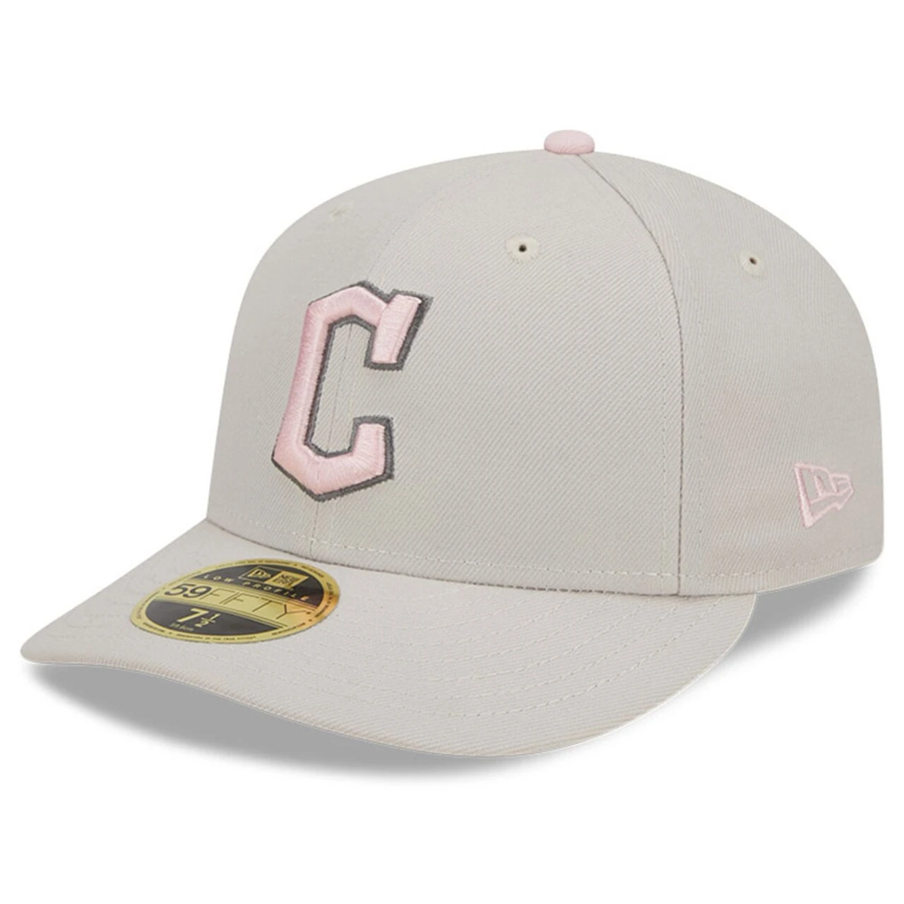 Men's Cleveland Guardians New Era Khaki 2023 Mother's Day Low Profile 59FIFTY Fitted Hat 3 Men's Cleveland Guardians New Era Khaki 2023 Mother's Day Low Profile 59FIFTY Fitted Hat - Image 3