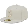 Men's Seattle Mariners New Era Khaki Tonal 59FIFTY Fitted Hat