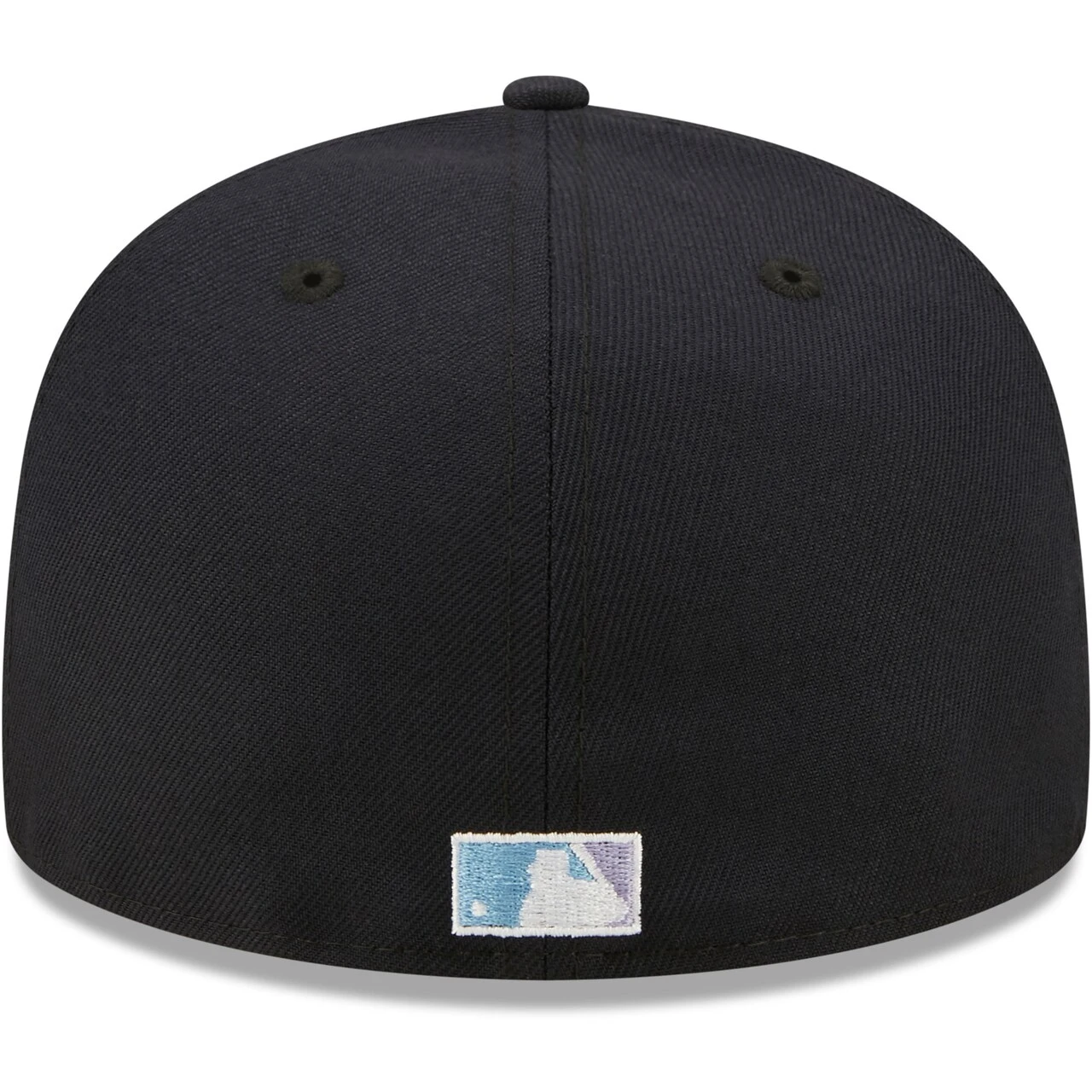 Men's Florida Marlins New Era Navy Inaugural Season Lavender Undervisor 59FIFTY Fitted Hat 4 Men's Florida Marlins New Era Navy Inaugural Season Lavender Undervisor 59FIFTY Fitted Hat - Image 4