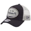 Men's New York Yankees New Era Navy 2023 Spring Training Patch A-Frame Trucker 9FORTY Snapback Hat