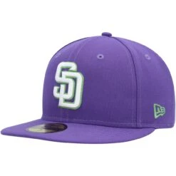 Men's San Diego Padres New Era Purple Lime Side Patch 59FIFTY Fitted Hat -NEW ERA Store mens new era purple san diego padres lime side patch 59fifty fitted hat ss5 p 200003616pv 3u uc9uyn7j1dlrgxwmsa1xv e19tom8a4d5o4ba70mgp