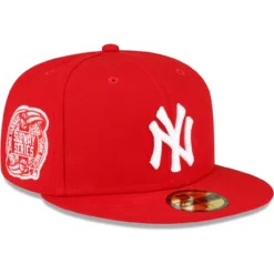 Men's New York Yankees New Era Red Sidepatch 59FIFTY Fitted Hat