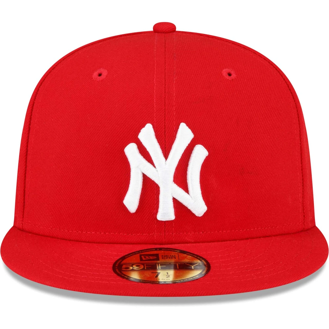 Men's New York Yankees New Era Red Sidepatch 59FIFTY Fitted Hat 2 Men's New York Yankees New Era Red Sidepatch 59FIFTY Fitted Hat - Image 2