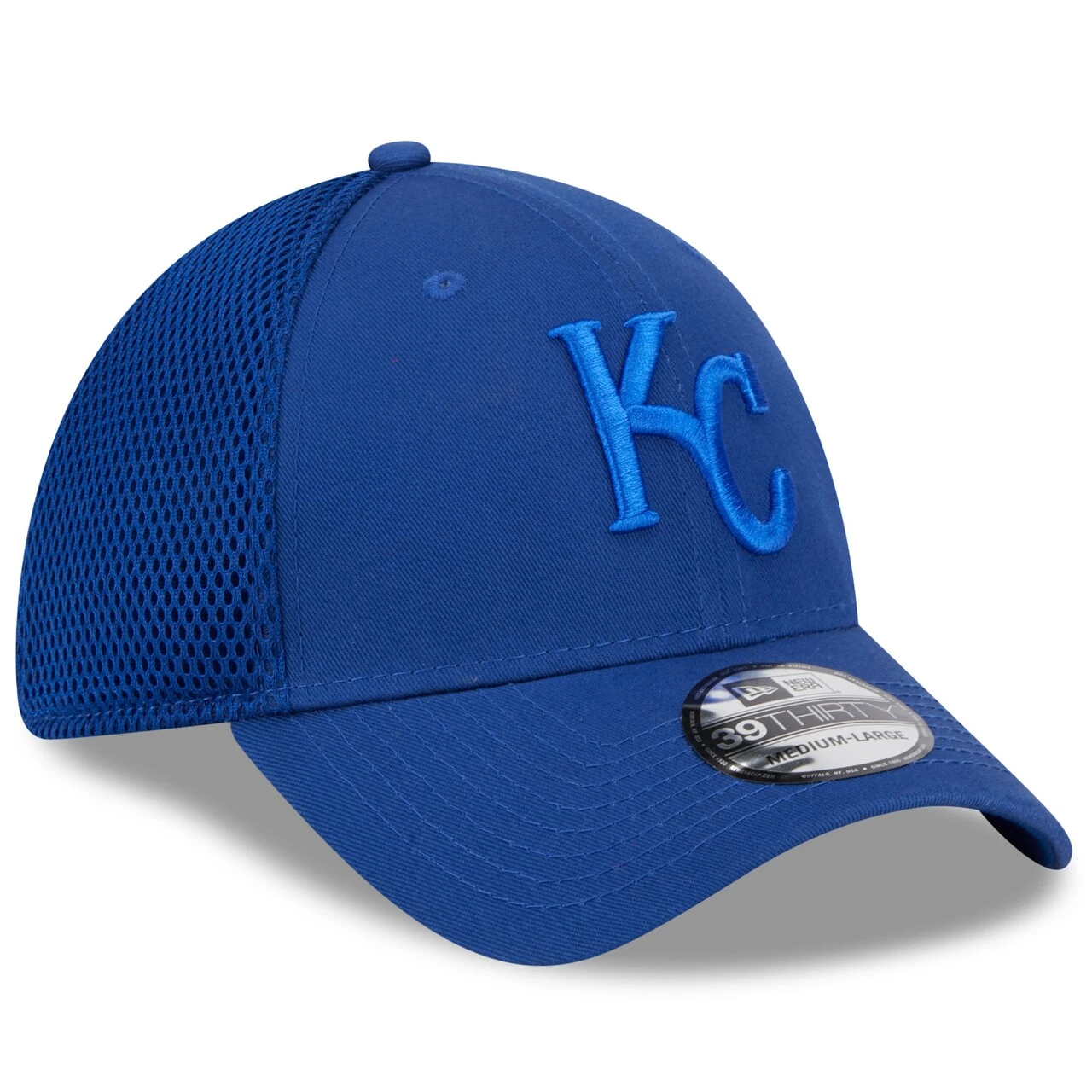 Men's Kansas City Royals New Era Royal Tonal Team Neo 39THIRTY Flex Hat 3 Men's Kansas City Royals New Era Royal Tonal Team Neo 39THIRTY Flex Hat - Image 3