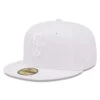 Men's Seattle Mariners New Era White On White 59FIFTY Fitted Hat