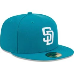 Men's San Diego Padres New Era Turquoise 59FIFTY Fitted Hat -NEW ERA Store mens new era turquoise san diego padres 59fifty fitted hat ss5 p 4919292pv 3u knfcqwljwa0zk6pwyewdv heqp4s1sxxpocbqqxhlk