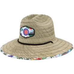 Men's Chicago Cubs Reyn Spooner Logo Straw Hat