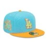 Men's Los Angeles Dodgers New Era Blue/Orange 1978 World Series Vice Highlighter 59FIFTY Fitted Hat