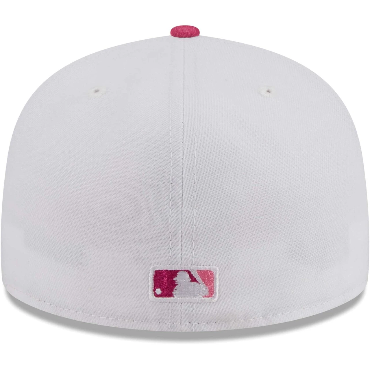Men's Boston Red Sox New Era White/Pink Flamingo 59FIFTY Fitted Hat 4 Men's Boston Red Sox New Era White/Pink Flamingo 59FIFTY Fitted Hat - Image 4