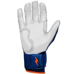 Bruce Bolt PREMIUM PRO NIMMO Long Cuff Batting Gloves: Mets Blue -NEW ERA Store premium pro nimmo series long cuff batting gloves blue gloves brucebolt 291082