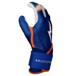 Bruce Bolt PREMIUM PRO NIMMO Long Cuff Batting Gloves: Mets Blue -NEW ERA Store premium pro nimmo series long cuff batting gloves blue gloves brucebolt 716185