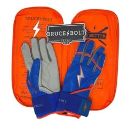 Bruce Bolt PREMIUM PRO NIMMO Long Cuff Batting Gloves: Mets Blue -NEW ERA Store premium pro nimmo series long cuff batting gloves mets blue gloves brucebolt 945825